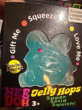 Jelly Hops Scented blue Squishy Toy -
